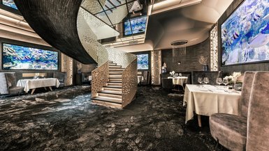 Lo straordinario underwater restaurant vicino a Merano